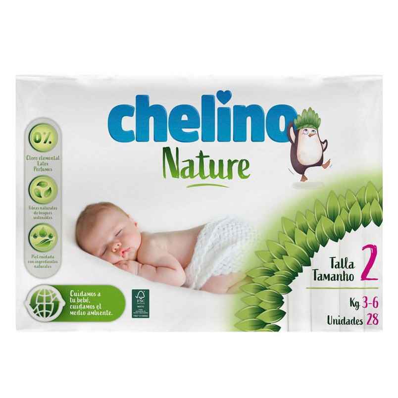 Chelino Nature pañal talla 2 28u
Chelino Nature pañal talla 2 28u